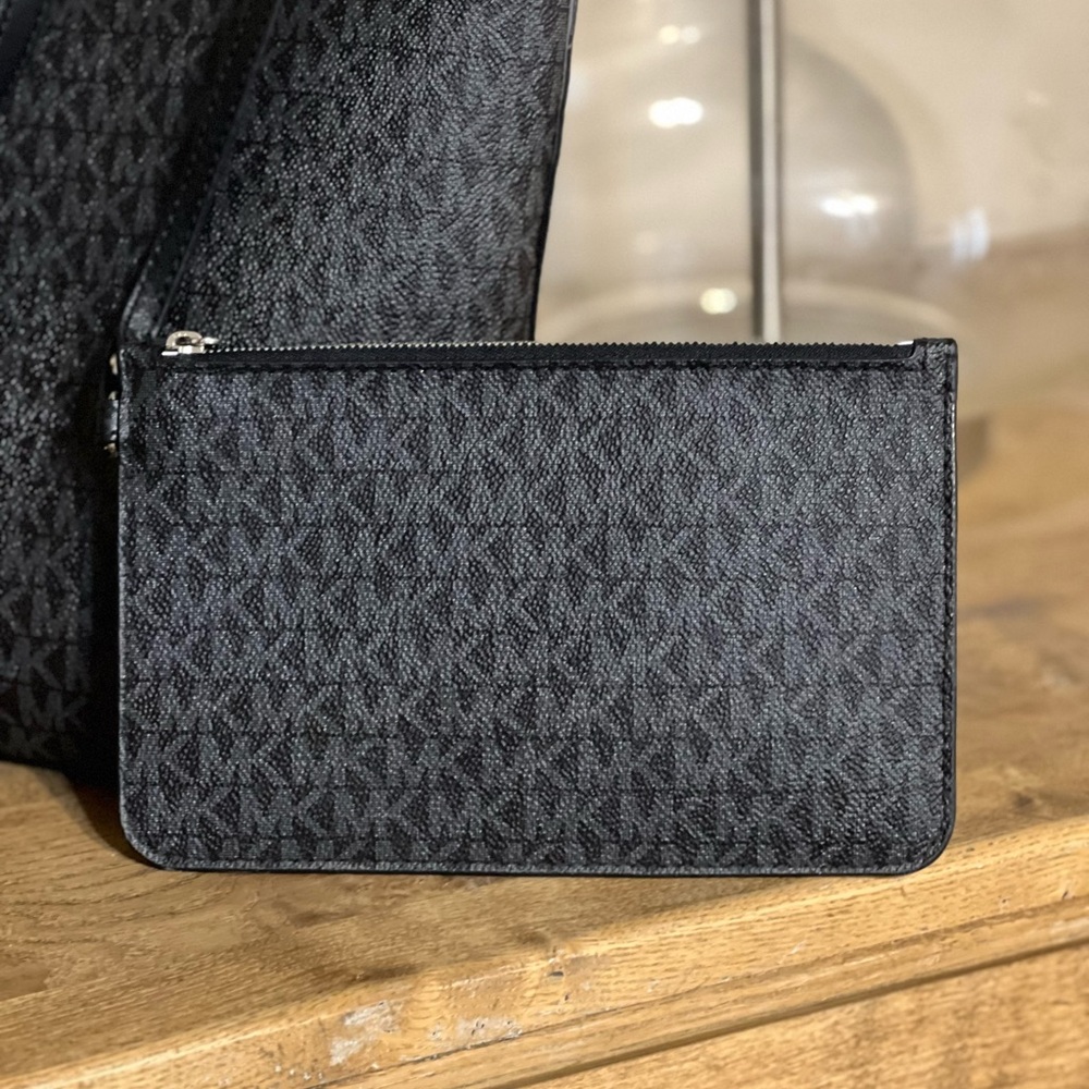 Michael Kors Black Crossbody Bag with Monogram Print - Picture 3 of 8